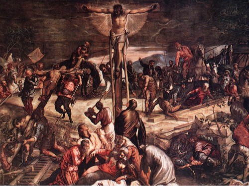 Tintoretto, <em>Crocifissione</em>, 1565, Venezia, Scuola Grande di San Rocco.