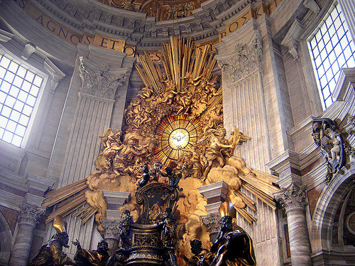 <em>Cattedra di San Pietro</em>, Gian Lorenzo Bernini, 1656-1665, Basilica di San Pietro, Roma<br />