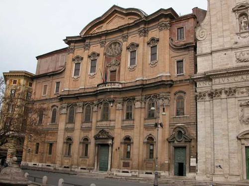 <em>Facciata dell'Oratorio di San Filippo Neri (detto dei Filippini)</em>, Francesco Borromini, 1637-67, Roma<br />