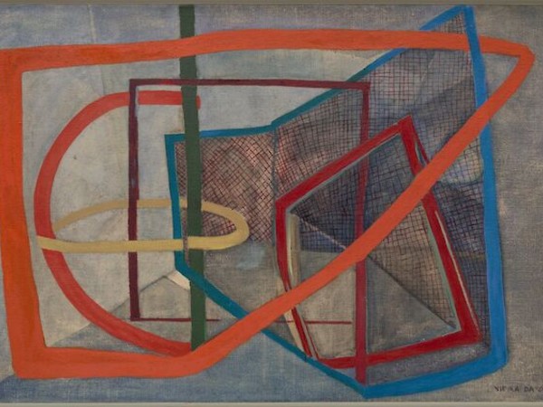 Maria Helena Vieira da Silva, Composition, January 1936, oil on canvas, 105.3x161.5 cm. Solomon R. Guggenheim Museum, New York, Solomon R. Guggenheim Founding Collection, By gift