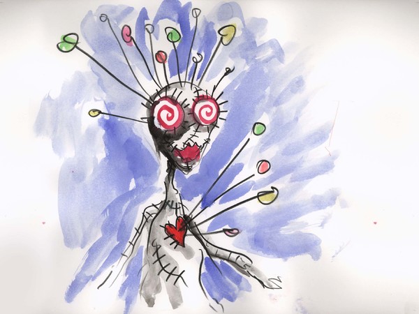 Tim Burton, Untitled (Pincushion Queen)