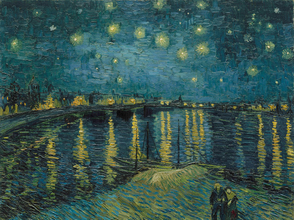 Vincent van Gogh (1853 - 1890), Notte stellata sul Rodano, 1888, Olio su tela, 92 x 72.5 cm, Parigi, Musée d'Orsay | Foto: © RMN-Grand Palais (musée d'Orsay) / Hervé Lewandowski