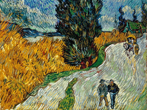 Vincent van Gogh, <em>Sentiero di notte in Provenza</em>, 1890, 92 x 73 cm, Otterlo, <span>Kröller-Müller <span>Museum</span></span><br />