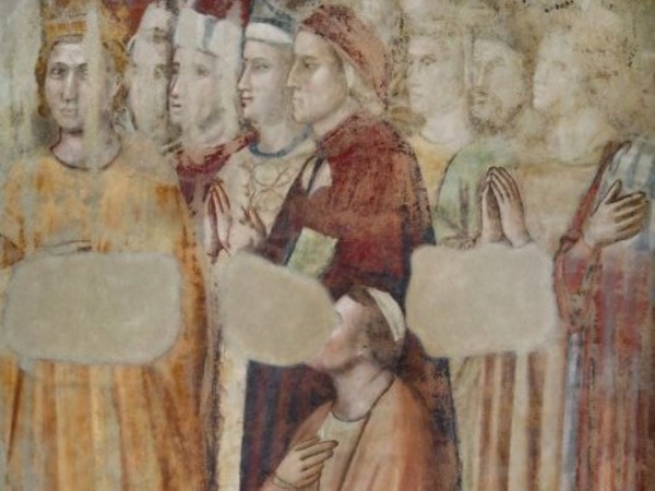 Giotto e bottega, <em>Ritratto di Dante nel Paradiso.</em> Firenze, Museo Nazionale del Bargello, Cappella della Maddalena