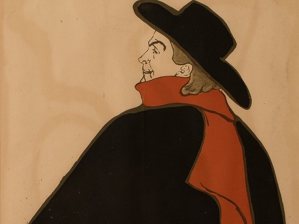 Henri de Toulouse Lautrec, Artistide Bruant, dans son cabaret