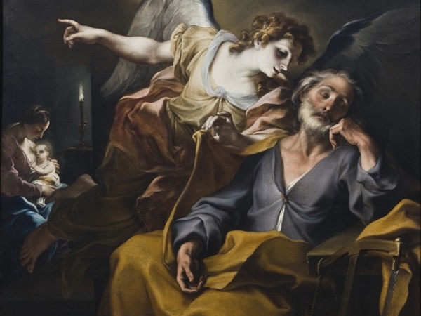 Legnanino, Sogno di Giuseppe, 1708, olio-su-tela, cm 148 x 165. Novara, Museo Civico
