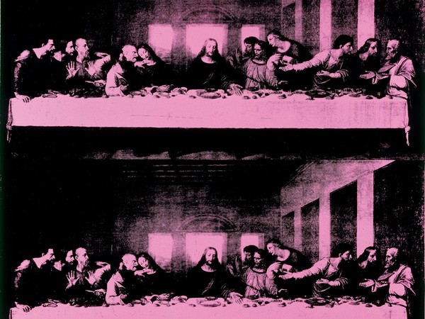 Andy Warhol, The Last Supper, 1987, acrilico su serigrafia riportata su tela