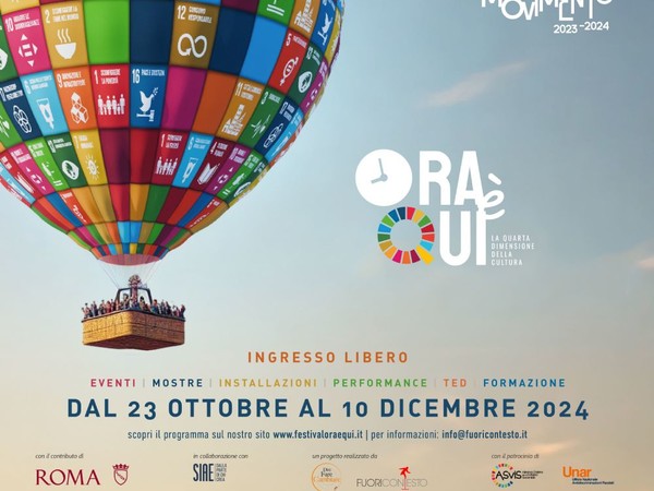 ORA È QUI. LA QUARTA DIMENSIONE DELLA CULTURA 2024, ROMA