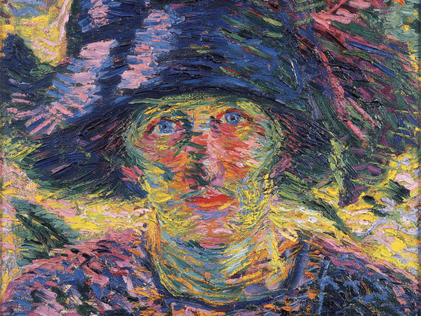 Umberto Boccioni, Ritratto femminile, 1911. Collezione della Fondazione Cariverona