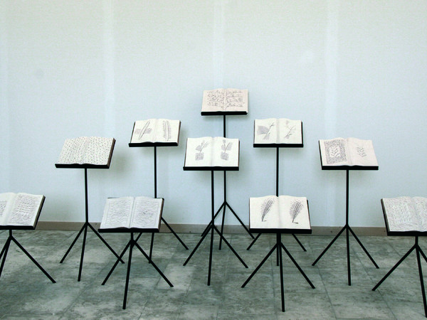 Ugo La Pietra, Libri Aperti, erbario, installazione, 2004-2008