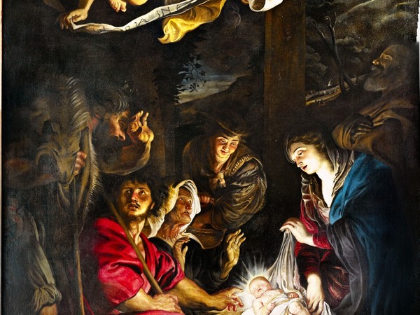 Pietro Paolo Rubens, Adorazione dei pastori Pinacoteca civica, Fermo. Olio su tela, cm 192x300 (part.)