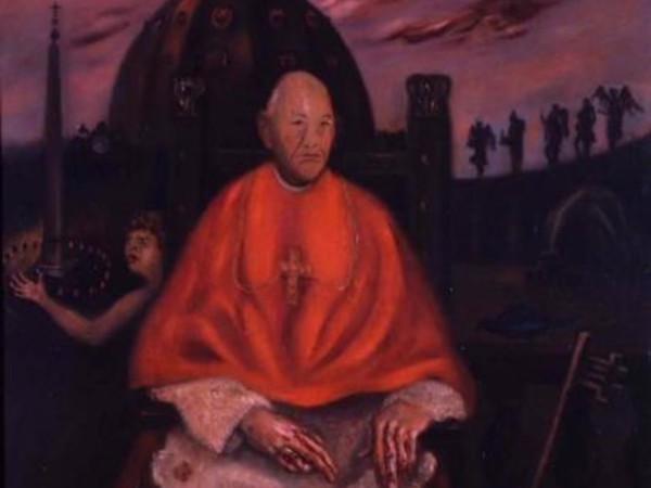 Scipione (Gino Bonichi), Il Cardinal Decano, 1930, olio su tavola, cm. 133,7 x 117,3. Roma, Galleria d'Arte Moderna 