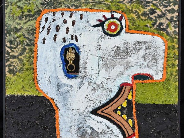 Enrico Baj, Profilo (Serie Personaggi e decorati), 1964