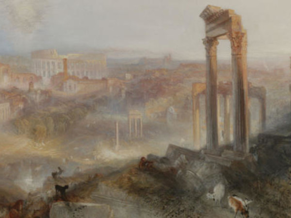 "Campidoglio. Mito, memoria, archeologia", J. M. W. Turner, <em>Modern Rome. Campo vaccino</em>, 1839 | Courtesy J. Paul Getty Museum, Los Angeles