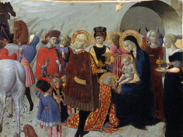 Sassetta, <em>Adorazione dei Magi</em>, 36.4 x 31 cm, Siena, Collezione Chigi Saracini