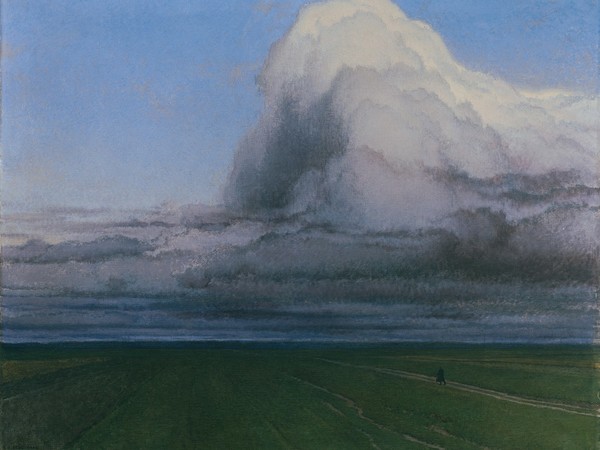 Ferdinand Brunner, Il viandante, 1908, olio su tela. Vienna, Galleria del Belvedere