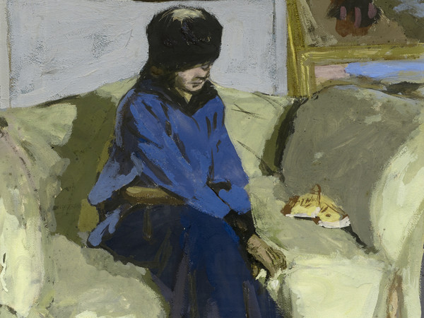 Édouard Vuillard, Donna con corpetto blu, 1915. Gouache su carta, 64 x 51 cm. Lascito Agutte-Sembat nel 1923. Musée de Grenoble I PH. VILLE DE GRENOBLE / MUSÉE DE GRENOBLE-J.L. LACROIX