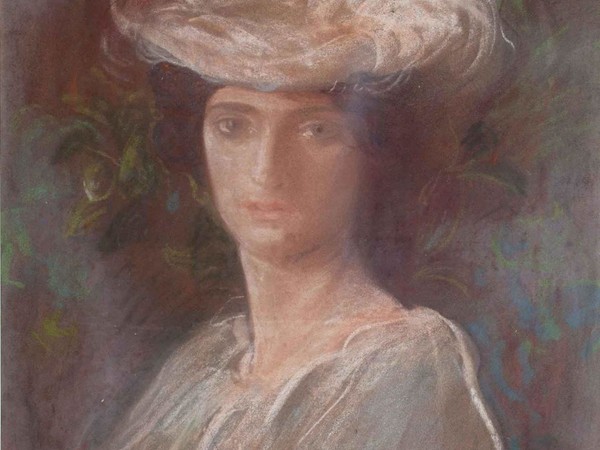 Adolfo De Carolis, Ritratto della moglie Lina, C, 1900