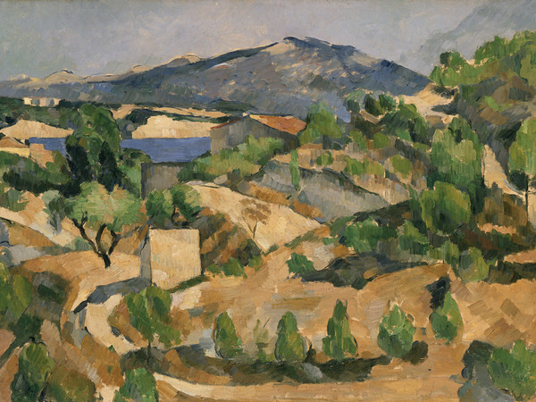 Paul Cezanne, <em>La montagna Sainte-Victoire</em>, 1878-1879. Cardiff, National Museum Wales