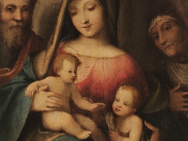 Correggio, Sacra Famiglia con i santi Elisabetta e Giovannino, 1510 ca.