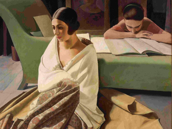 Felice Casorati, Raja, [1924-1925], tempera su tavola, 120 x 100 cm. Venezia. Collezione privata 