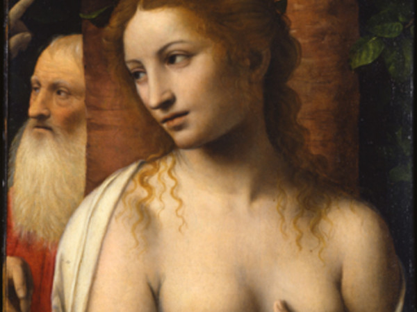 Bernardino Luini, Susanna e i vecchioni, 1515?1516 circa tavola, cm 46 x 38,5. Isola Bella, collezione privata