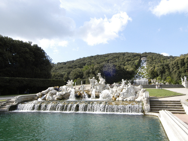 Caserta Parco Reale, Fontana di Venere e Adone.