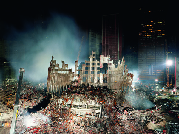 Joel Meyerowitz, View of the Site from the World Financial Center, Looking East, New York City, 2001